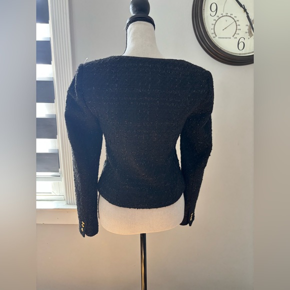 Revolve Assignment Bianca Long-Sleeve Tweed Jacket | Size:XS - Picture 9 of 16